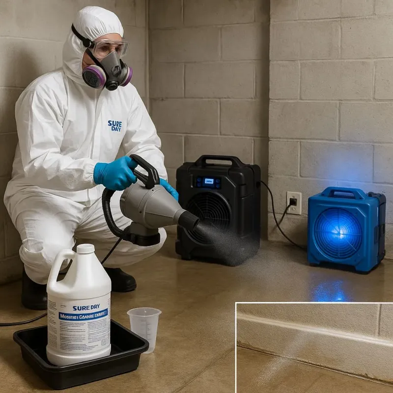 Sanitization and Odor Removal process in Villa Park, IL